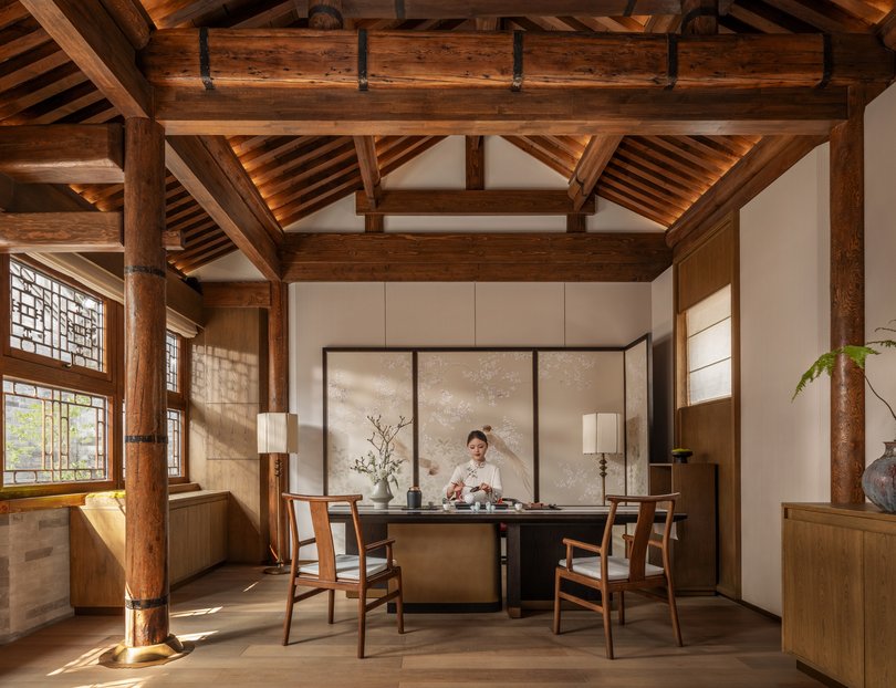 Mandarin Oriental Qianmen Spa and Tea house.