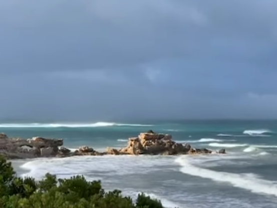  D’Estrees Bay on Kangaroo Island is where a man in his 50s was bitten by a shark.