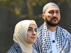 Hajar and Hudayfa Rafiq are relieved their brother Abubakir Rafiq has been deported to Jordan. (Dean Lewins/AAP PHOTOS)
