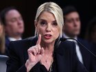 US Attorney General Pam Bondi defended her record in a Senate hearing on Tuesday.