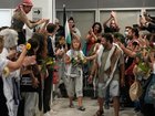 Greta Thunberg was among flotilla activists to arrive in Athens after being deported from Israel.