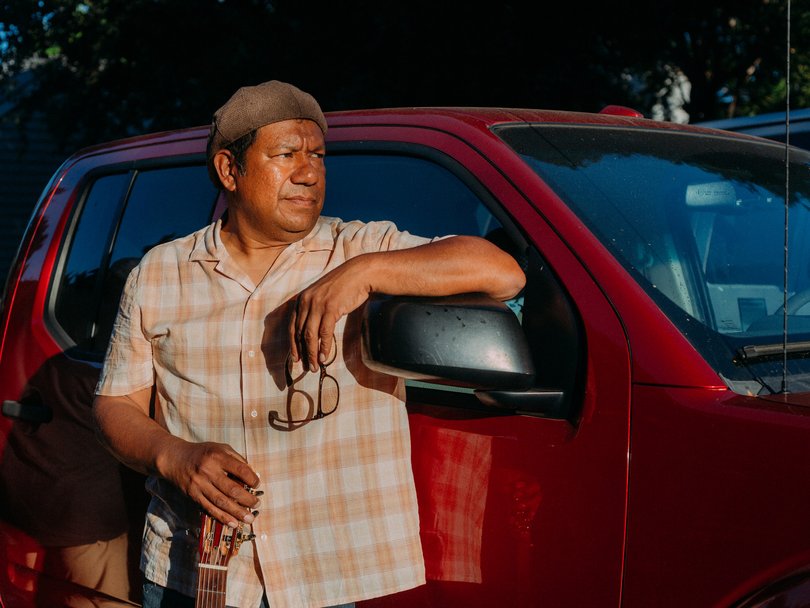 Pablo Alverado, co-founder of the National Day Laborer Organising Network in Pasadena, Calif., July 27, 2025. 