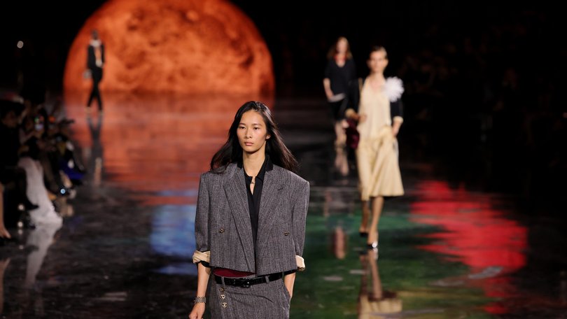 The Chanel runway debut for its new designer Matthieu Blazy featured practical designs and an otherworldly backdrop. 