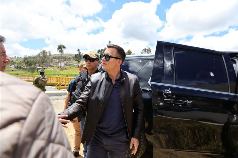 Five people have been arrested following an alleged assassination attempt on Ecuadorian President Daniel Noboa.
