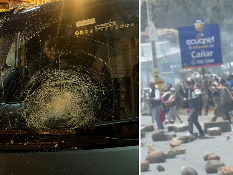 Ecuadorian President Daniel Noboa survives alleged assassination attempt.