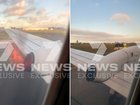 A Rex flight preparing to leave Adelaide for Broken Hill had to return to its bay when a fire broke out in an engine while on the runway on Wednesday morning.