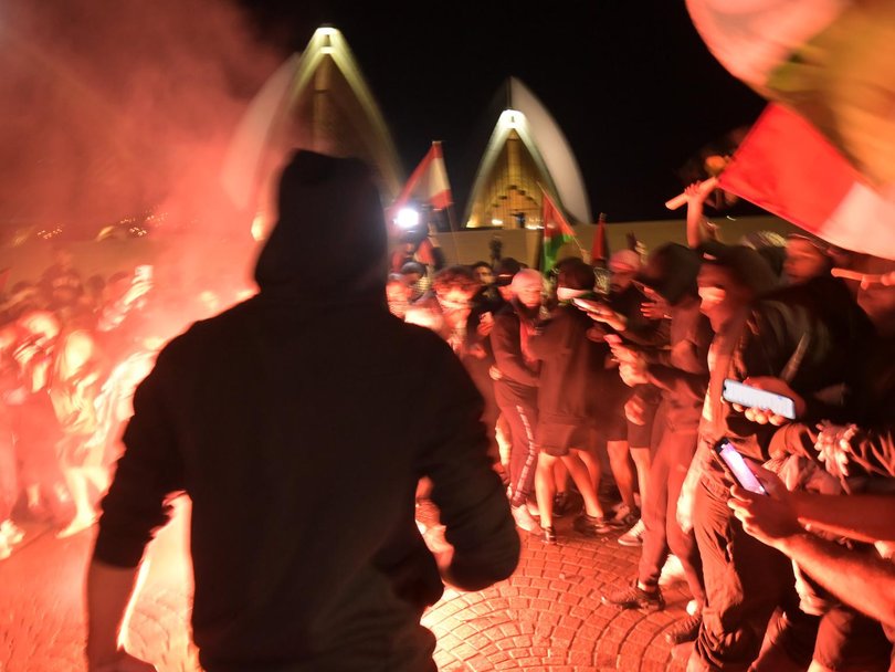 The Sydney Opera House was the site of a pro Palestine protest on October 9, 2023, two days after Hamas terrorists massacred Israelis.
