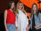 Nicole Kidman made her first post-divorce appearance in Paris, flanked by her teenage daughters.