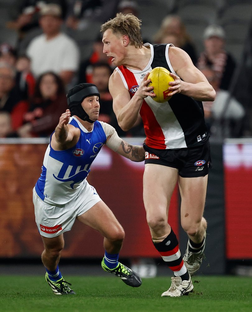 Max Heath (right) has joined the Demons.