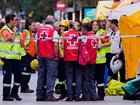 Emergency workers rushed to the scene but were unable to save four people who were crushed to death.