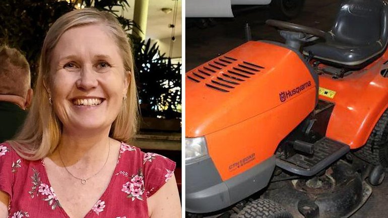 Prosecutors allege Frances Crawford's death was staged to look like a lawnmower accident.