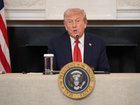 President Donald Trump says talks are going very well and he might travel to the Middle East soon. (AP PHOTO)