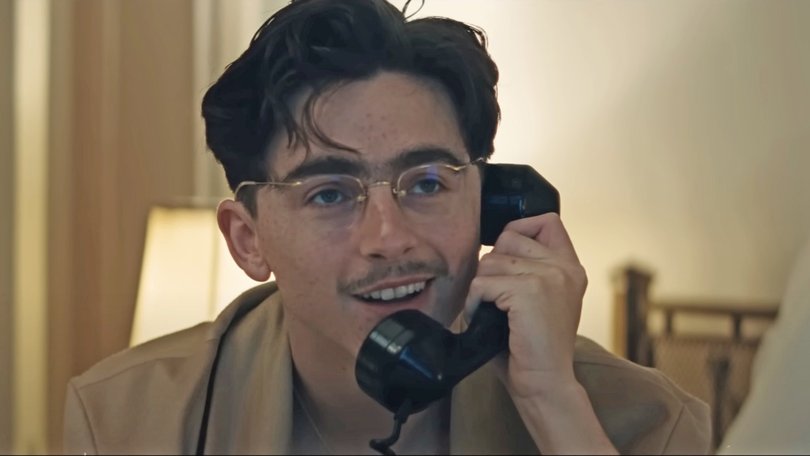 Timothee Chalamet in Marty Supreme.