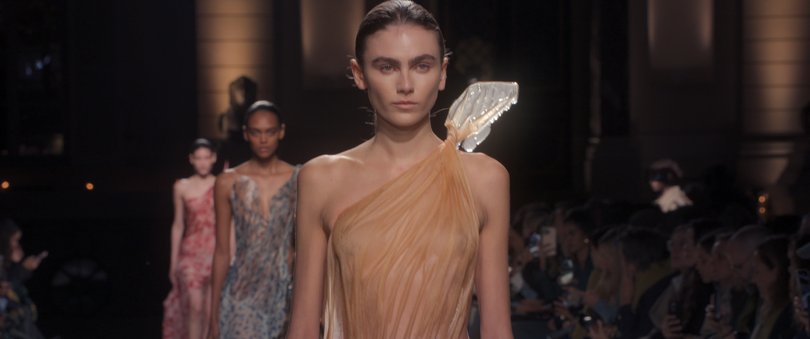 Victoria Beckham’s Paris Fashion Week show in September 2024.