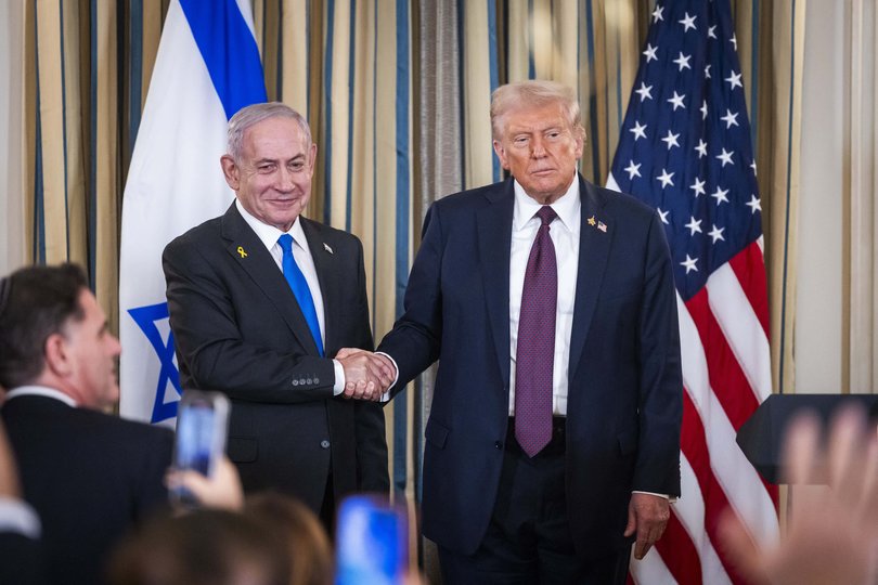 Donald Trump and Benjamin Netanyahu.