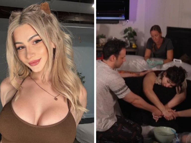 Twitch streamer Fandy livestreamed herself giving birth.