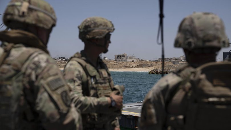 US soldiers have begun arriving in Israel after a ceasefire agreement was reached for Gaza.