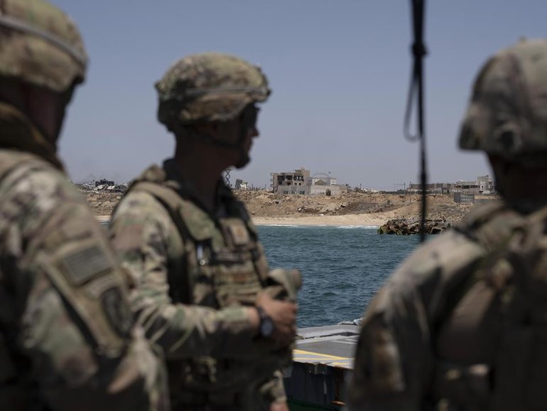 US soldiers have begun arriving in Israel after a ceasefire agreement was reached for Gaza.