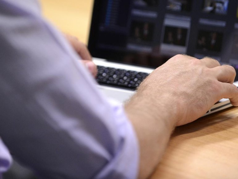 Laurence Javan Alleman allegedly solicited child abuse material and shared it on social media. (Dan Peled/AAP PHOTOS)