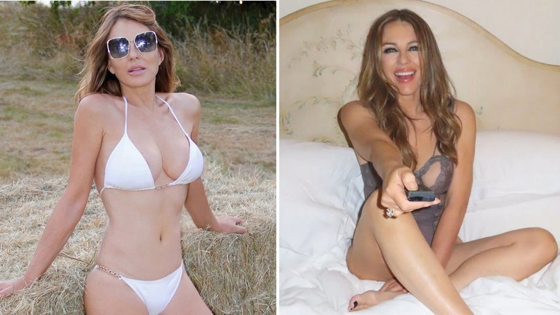 Liz Hurley reveals her shared obsession with Billy Ray Cyrus.