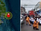 A tsunami warning has been issued after an earthquake struck off the coast of Davao.