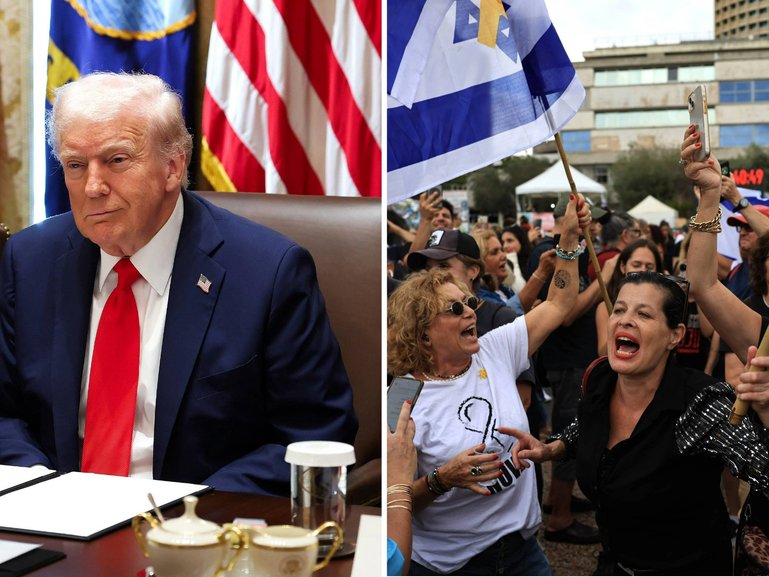 US President Donald Trump says the Israeli hostages held in Gaza by Hamas should be released on ‘Monday or Tuesday’
