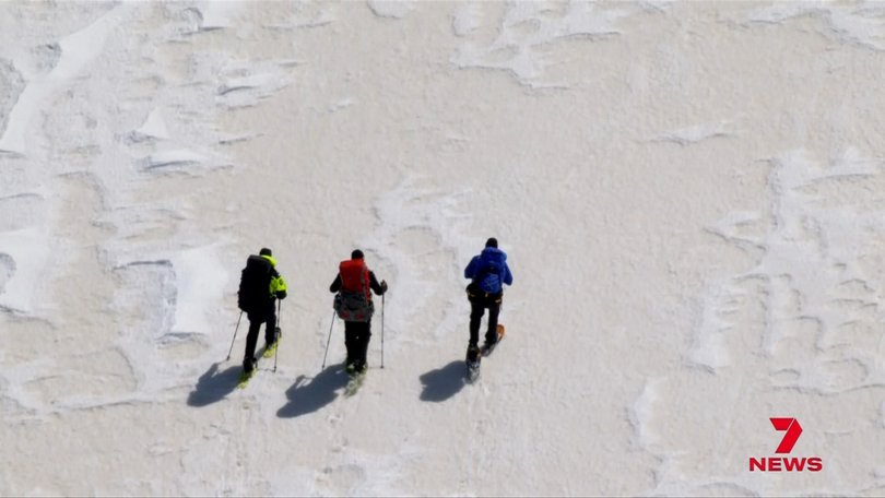 Police and rescue crews hiked in to the remote location on October 3.