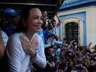 Marco Rubio nominated Maria Corina Machado for the Nobel prize before he became secretary of state. (AP PHOTO)