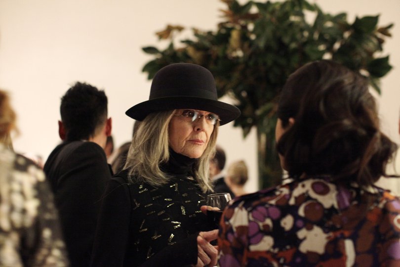 Diane Keaton attends a gala at the Hammer Museum in Los Angeles, Oct. 10, 2015.