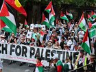 Thousands of protestors gathered in Brisbane for a nationwide march for Palestine. 