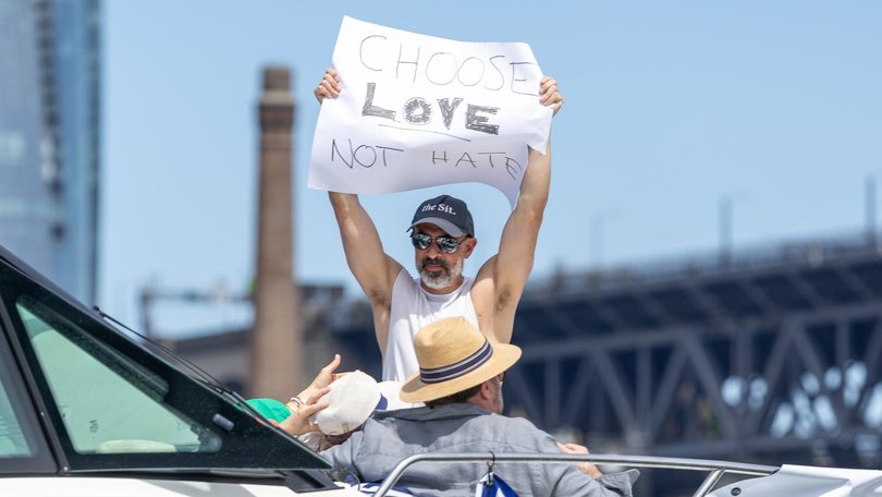About a dozens boats took place. Picture: NewsWire / Thomas Lisson