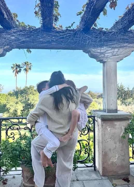 Meghan posted for Mother’s Day:
“Cheers to juggling it all with joy!”