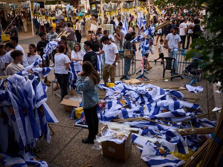 Israelis prepare to celebrate freed hostages ahead of Trump visit.