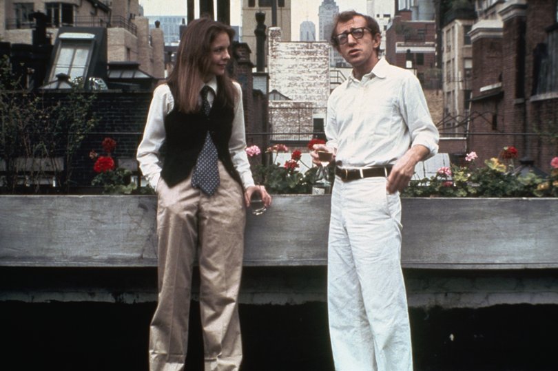Diane Keaton and Woody Allen in the film Annie Hall.