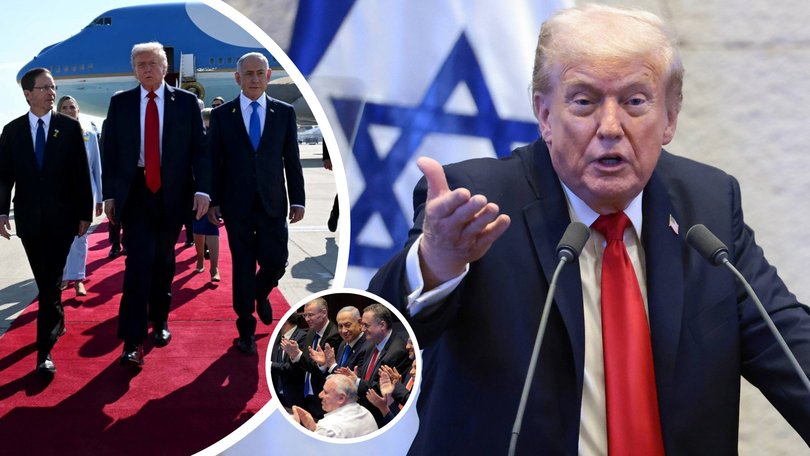 Donald Trump has hailed the ‘historic dawn of a new Middle East’ in an address to the Israeli parliament to mark the ceasefire deal in Gaza.