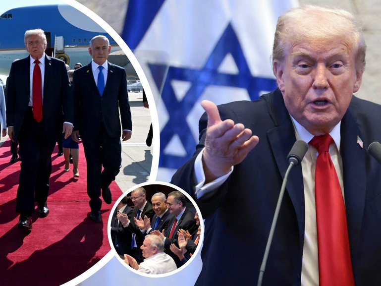 Donald Trump has hailed the ‘historic dawn of a new Middle East’ in an address to the Israeli parliament to mark the ceasefire deal in Gaza.