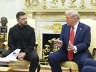 US President Donald Trump will sit down Ukraine President Volodymyr Zelensky to discuss weapons. (AP PHOTO)