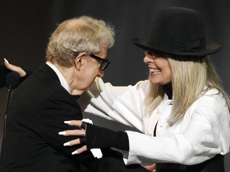 Filmmaker Woody Allen has penned a tribute to his late collaborator and former lover, Diane Keaton. (AP PHOTO)