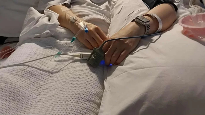 Lai was hospitalised following the alleged stabbing.