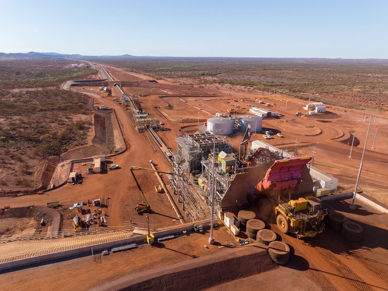 Rio Tinto says its on track to hit the lower end of iron ore guidance.
