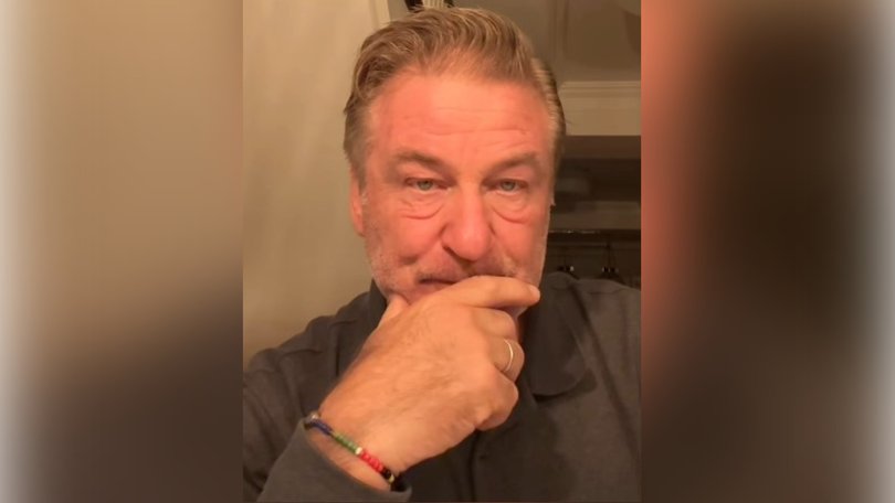 Alec Baldwin said the crash happened after a rubbish truck cut him off.