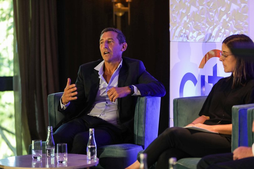 Jake Klein speaking at a Citi event.