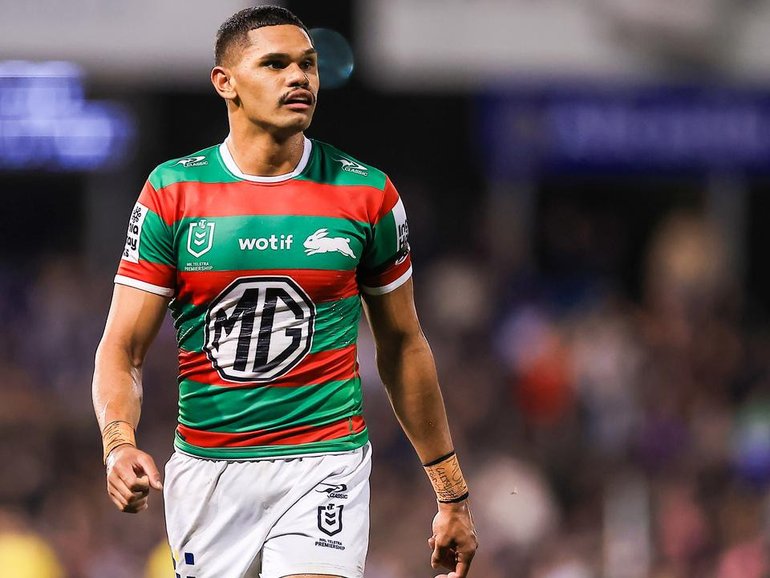 Souths winger Tyrone Munro has been hit with domestic violence related charges. (Mark Evans/AAP PHOTOS)