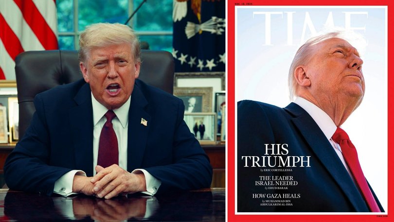 Trump slams cover of Time Magazine.