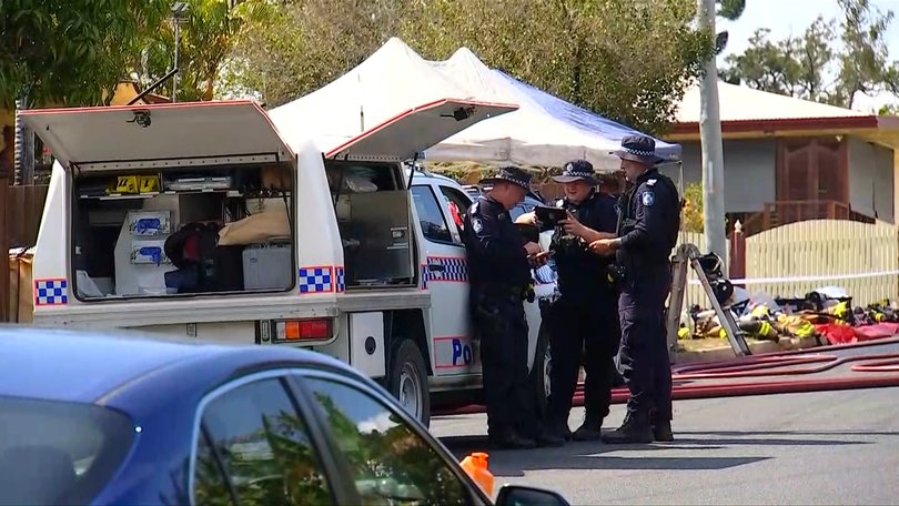 Police have declared a crime scene.