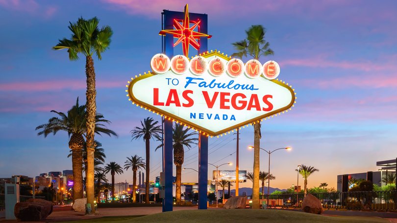 The Welcome to Fabulous Las Vegas sign in Las Vegas, Nevada.