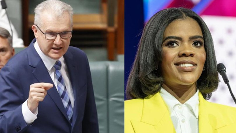 Tony Burke and Candace Owens