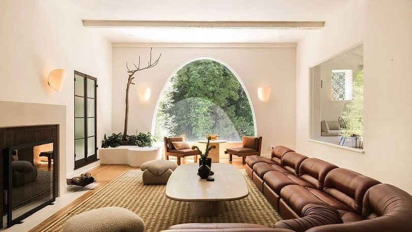The Spanish colonial-style home features many distinctive elements associated with the architectural style. Pic: Zillow.