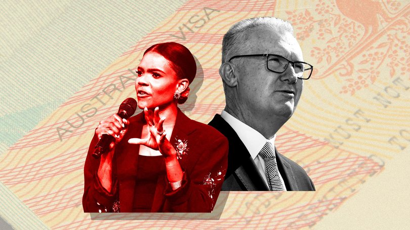 Political commentator Candace Owens will not be allowed to go on an Australian speaking tour.