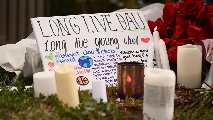 Chol Achiek, 12, and Dau Akueng, 15, were killed walking home from a basketball match. (Joel Carrett/AAP PHOTOS)